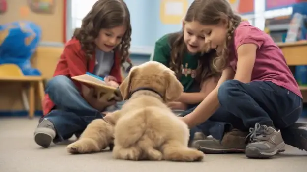 From Puppy to Partner: Training Milestones for School Therapy Dogs